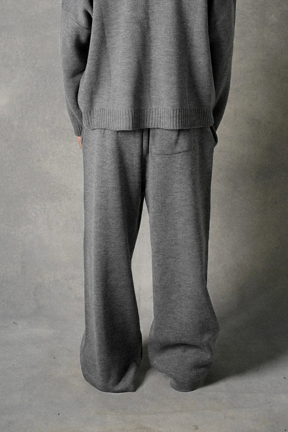 Grey knit set