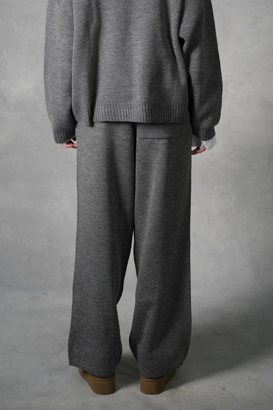 Grey knit set
