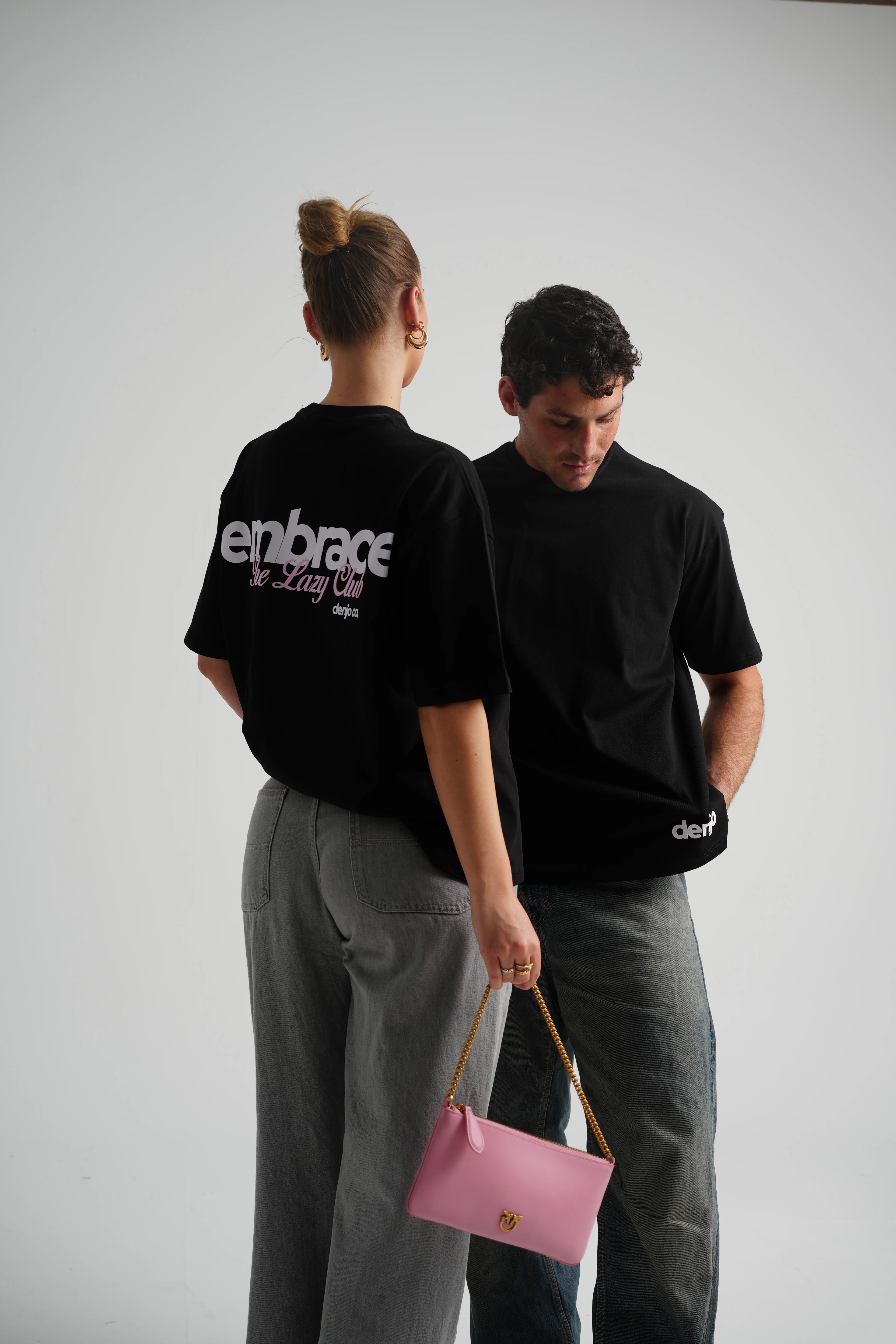 The Lazy Club Black Tee