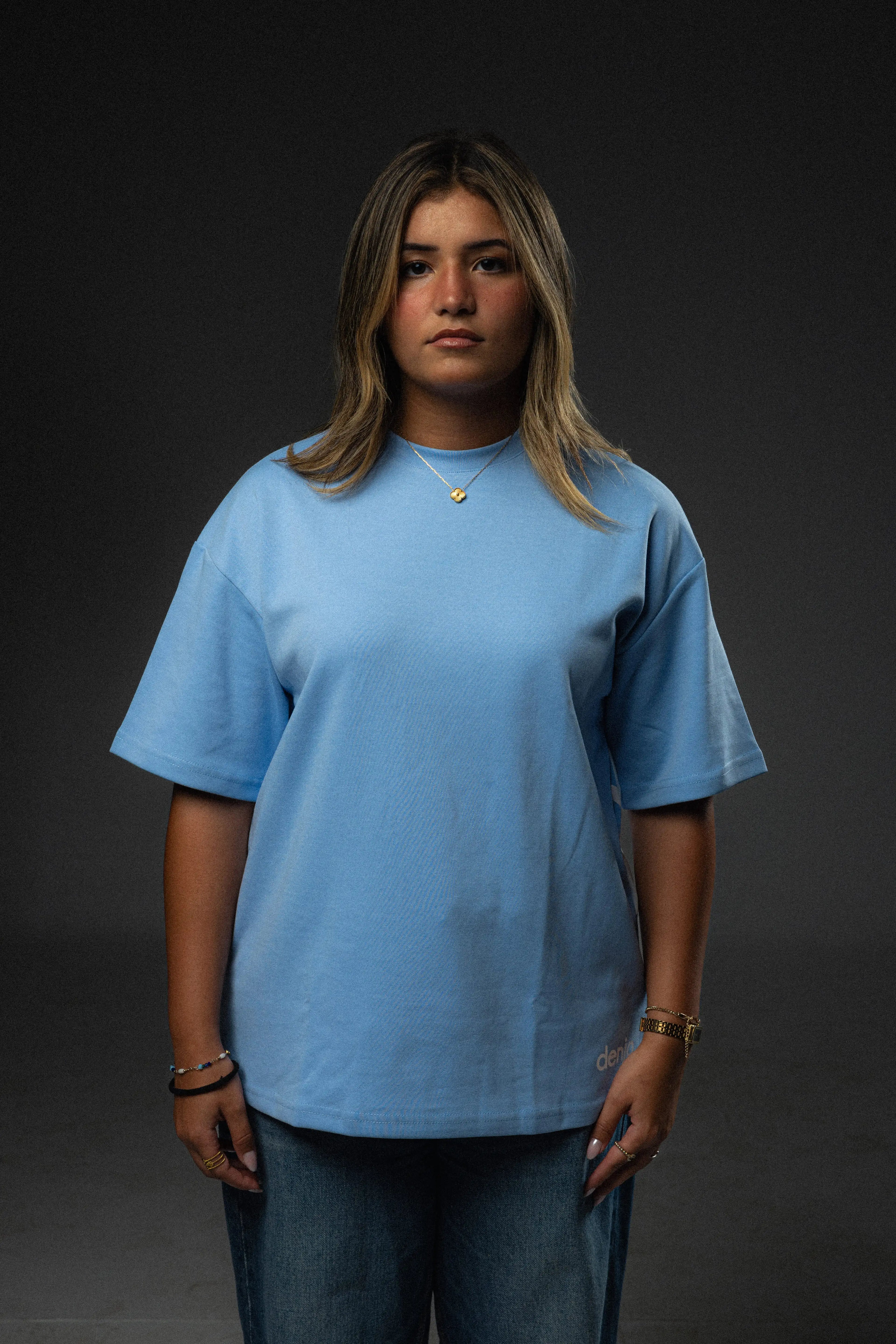Showing Up Blue Tee