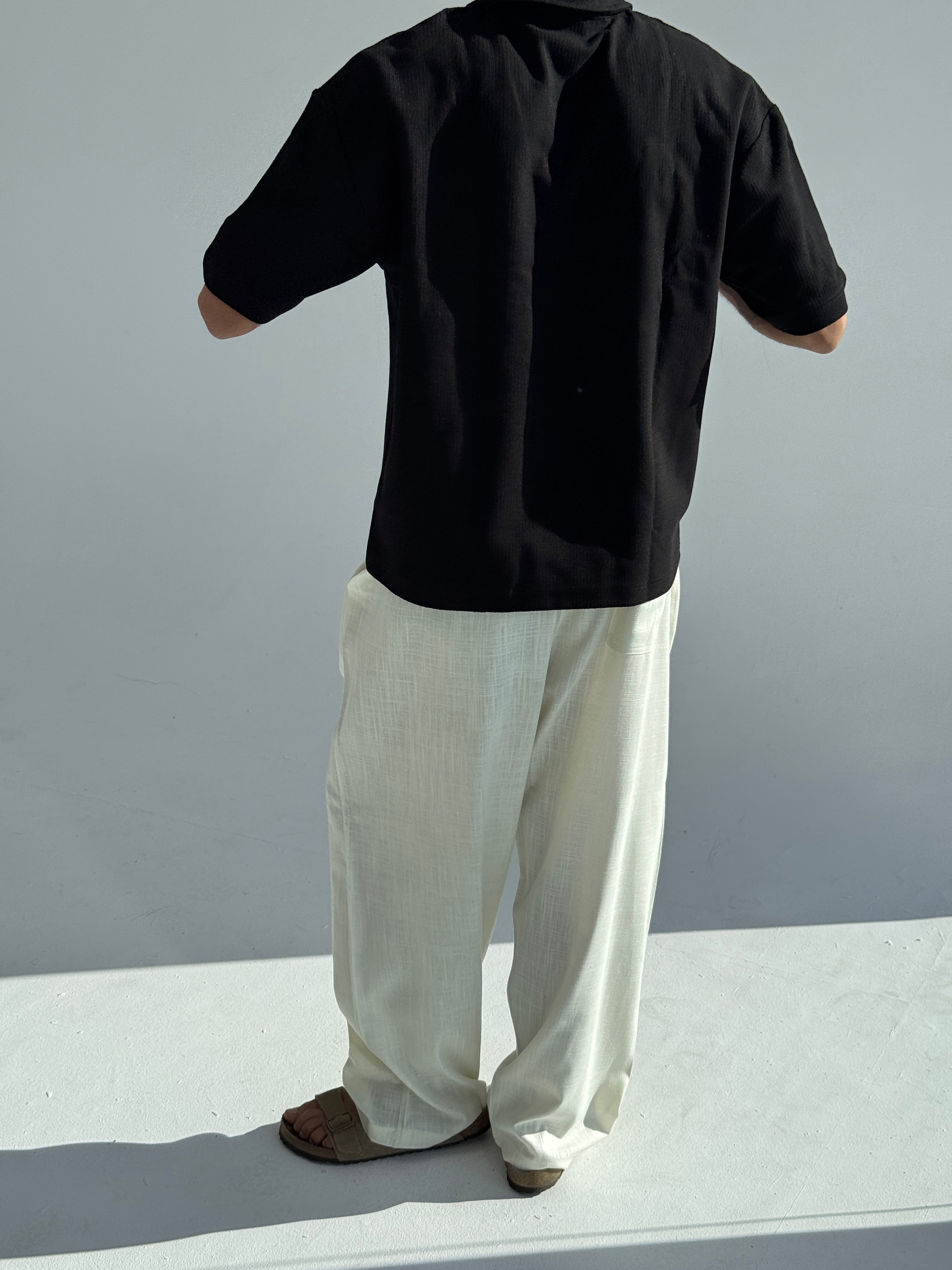 Off-White Linen Pants