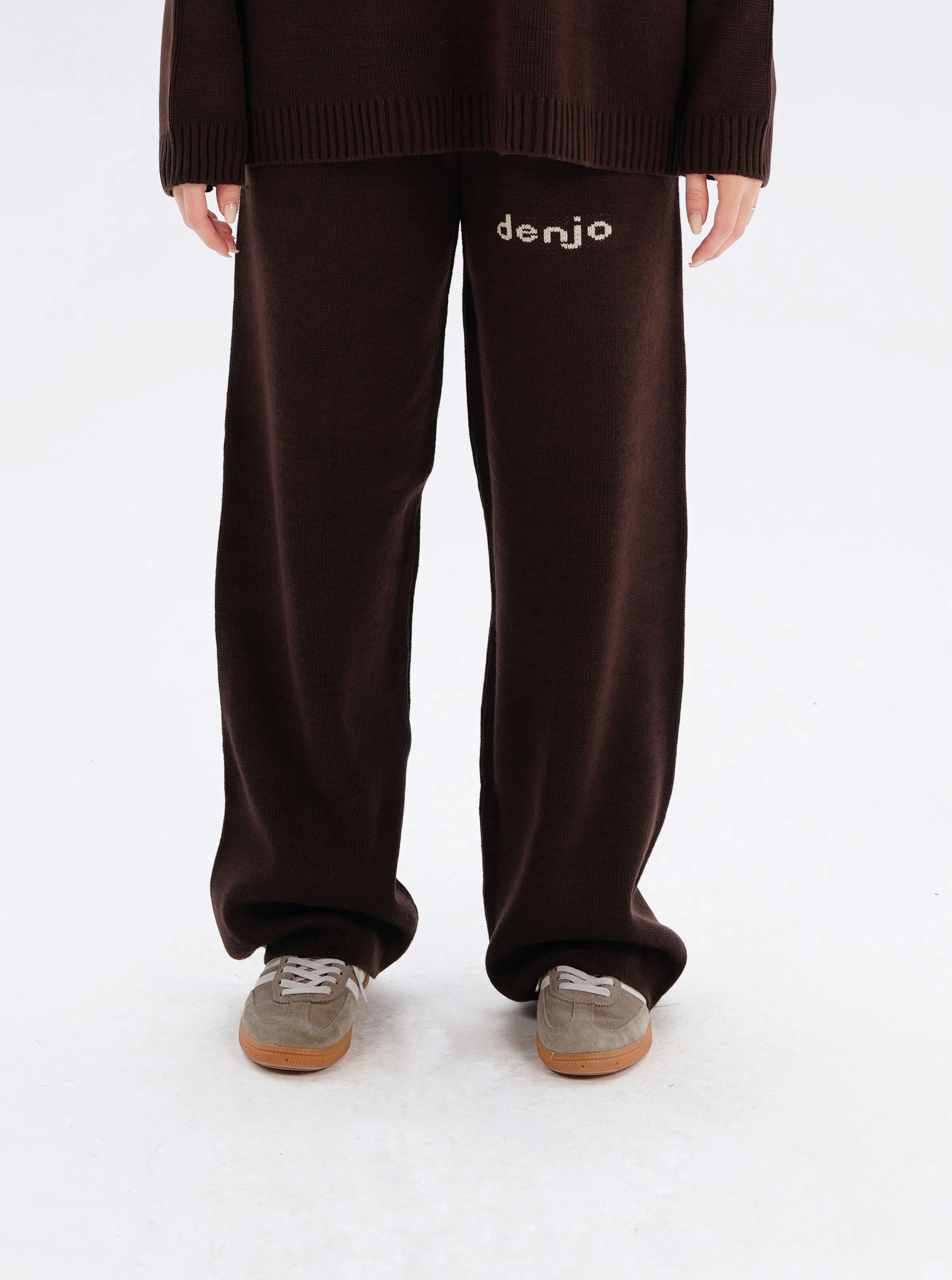 Brown Knit Pants