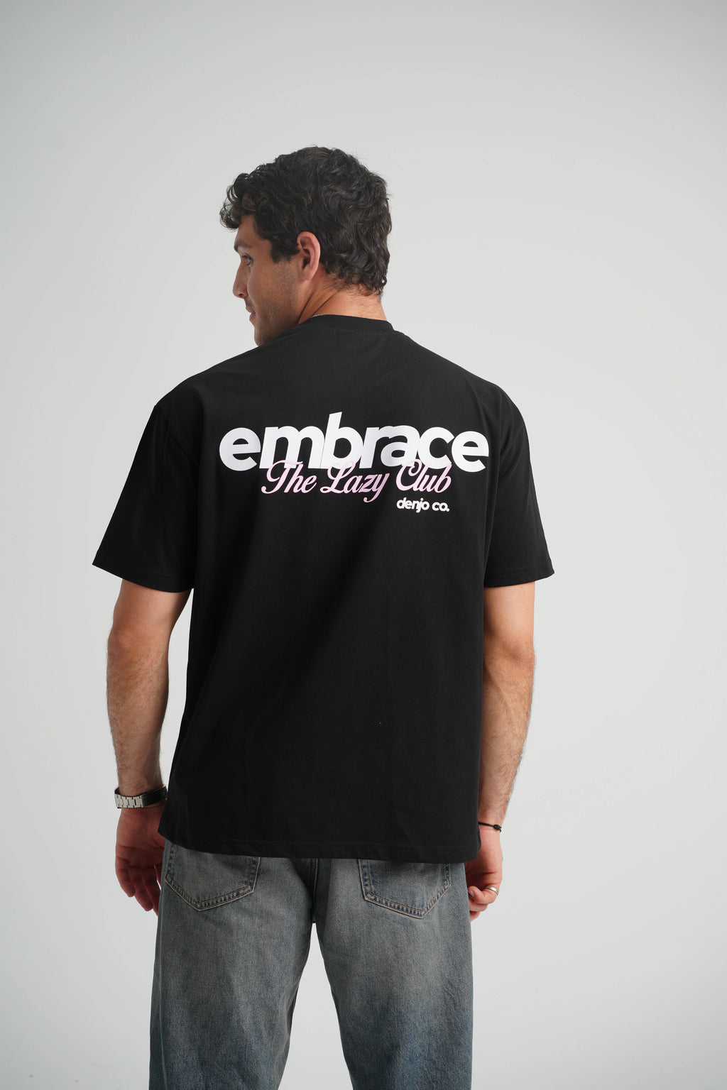 The Lazy Club Black Tee