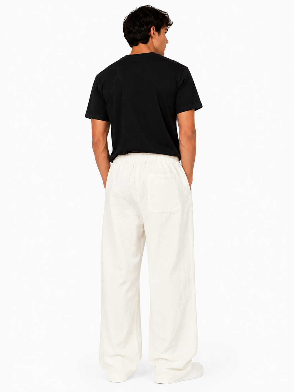 Off-White Linen Pants