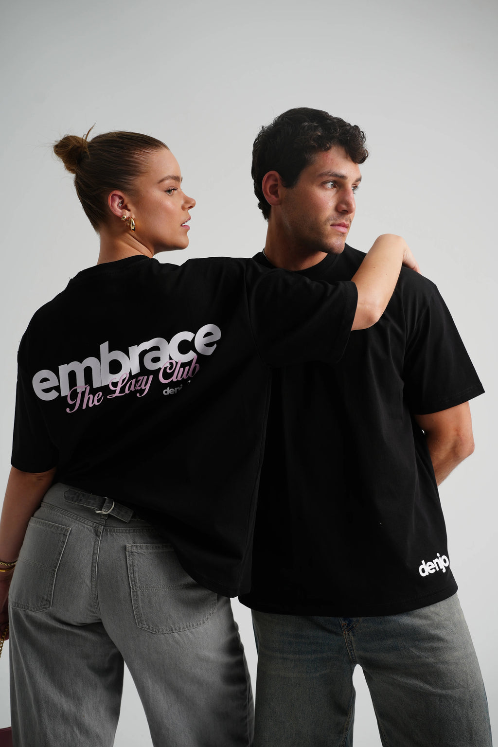 The Lazy Club Black Tee