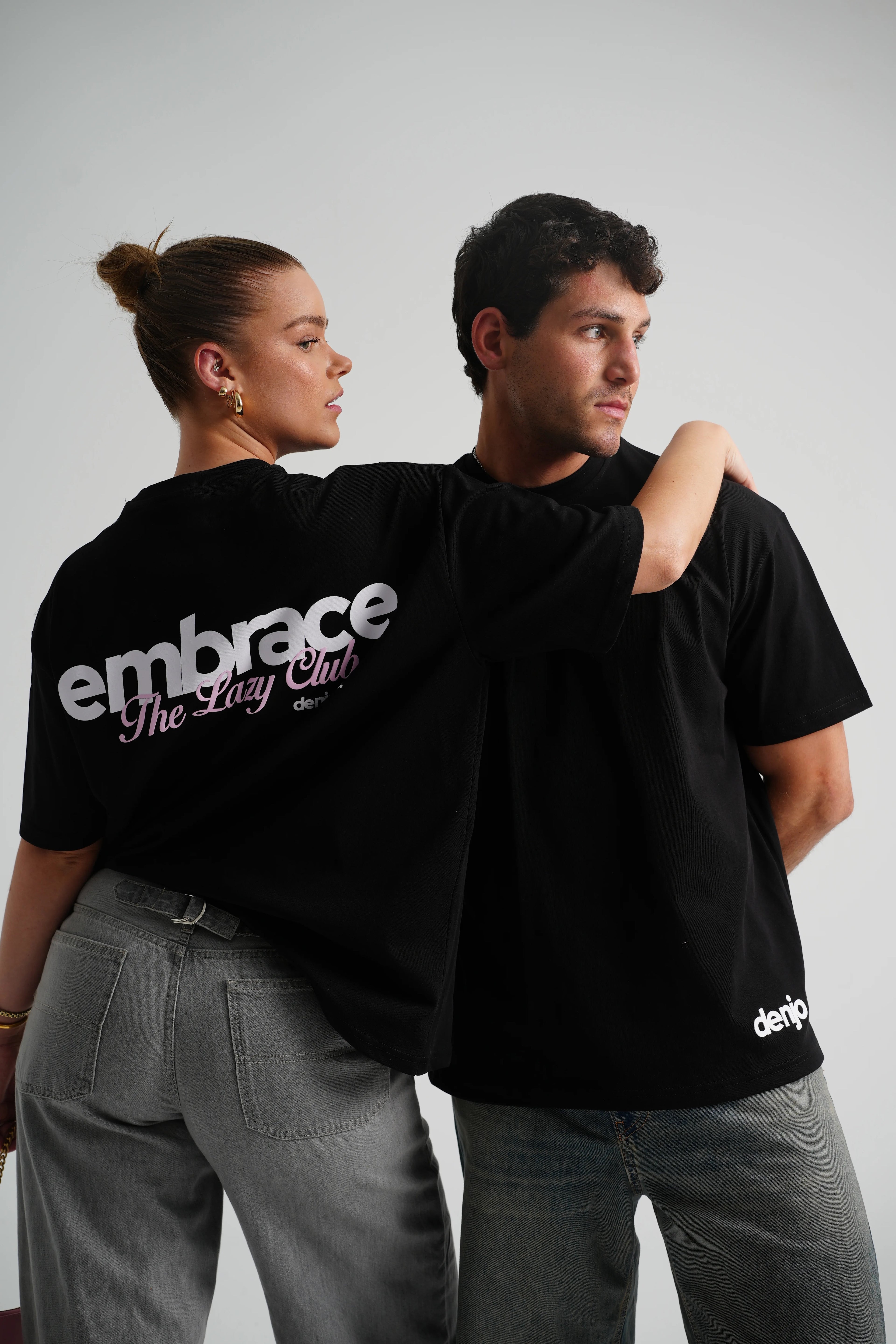 The Lazy Club Black Tee