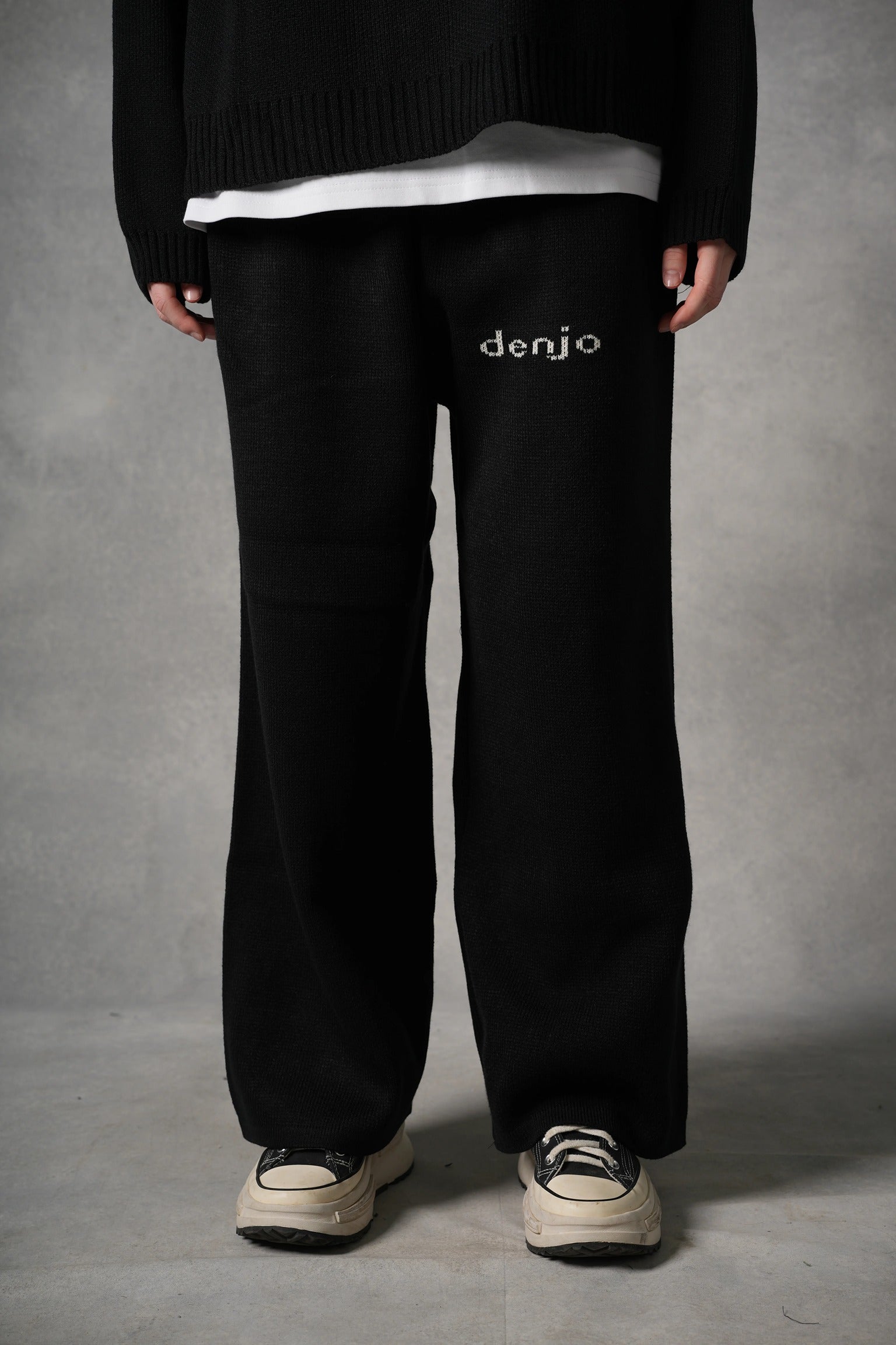 Black Knit Pants