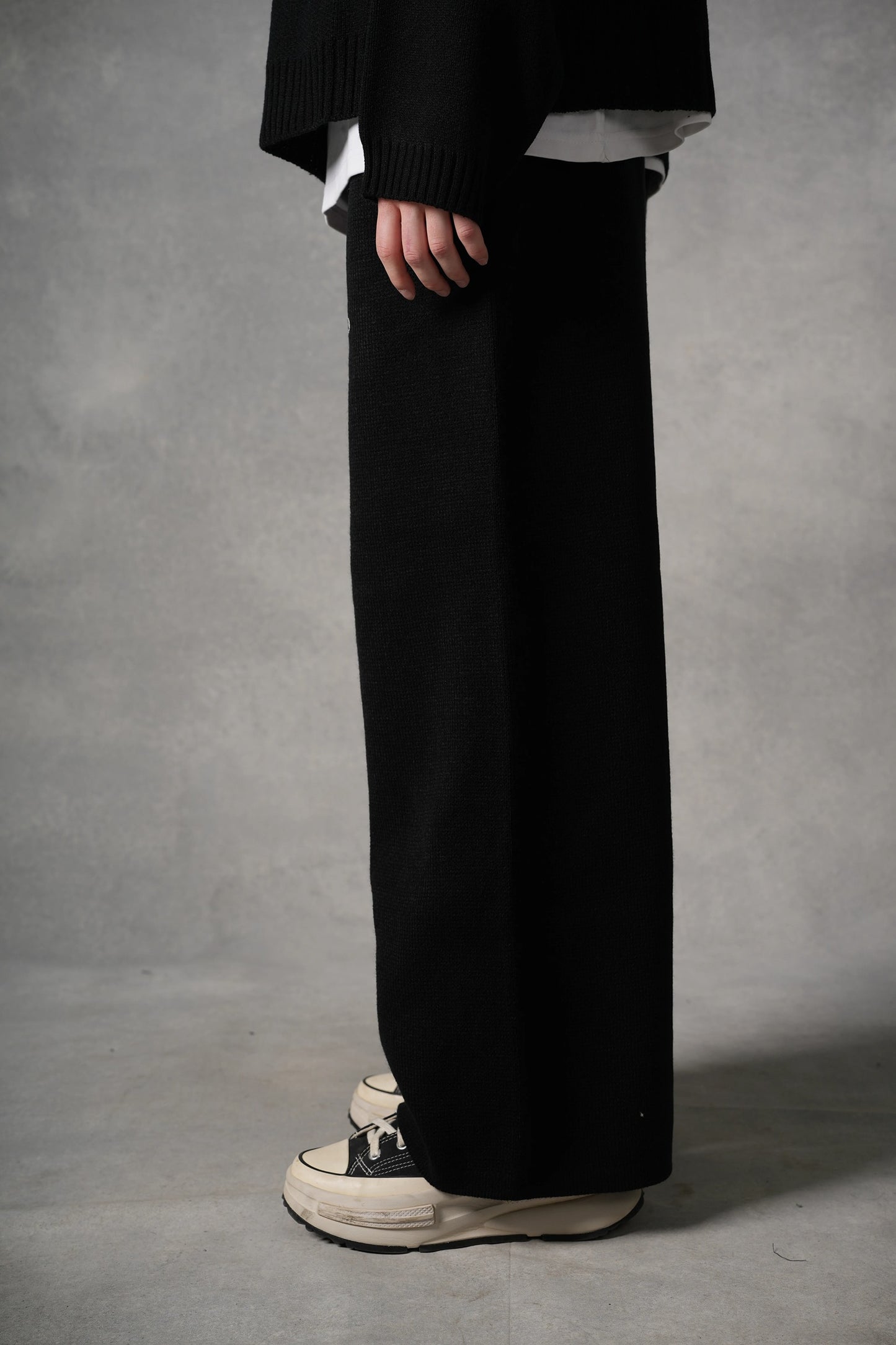 Black Knit Pants