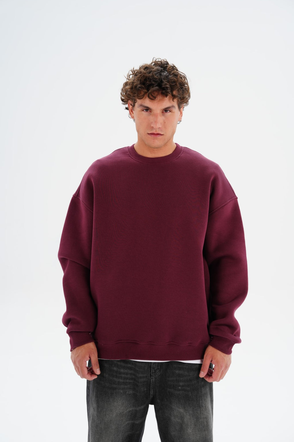 Burgundy Crewneck