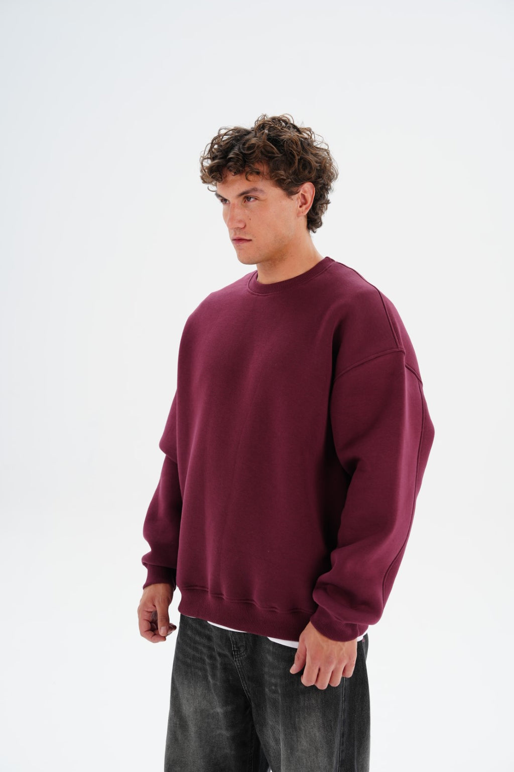 Burgundy Crewneck