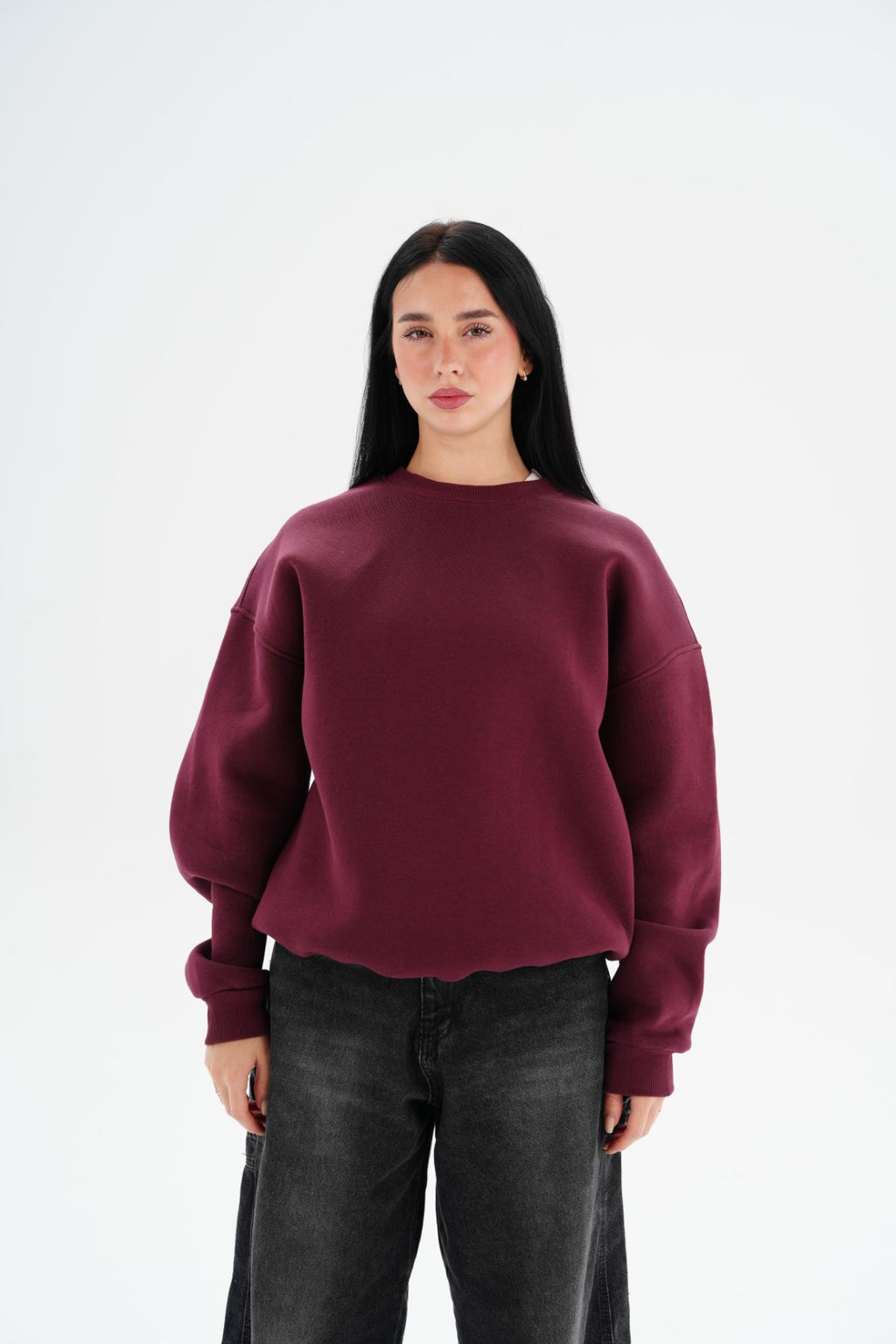 Burgundy Crewneck