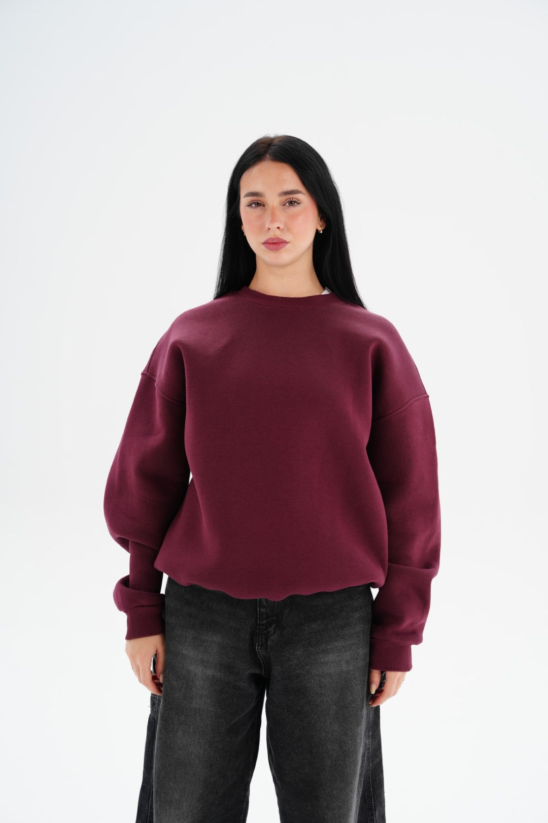 Burgundy Crewneck