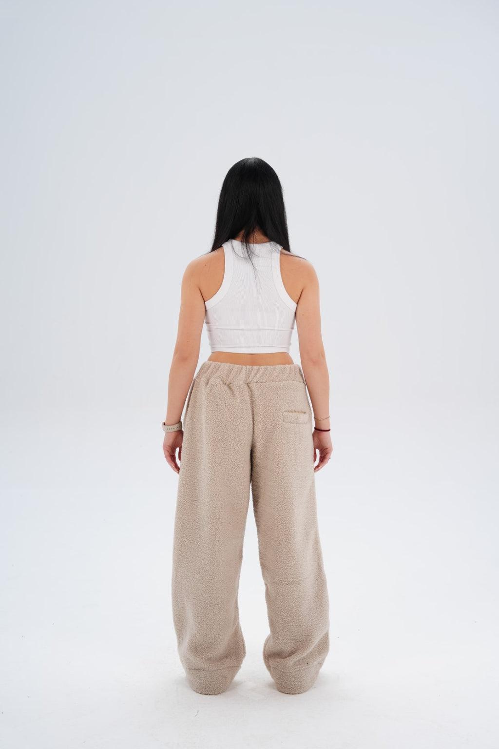 Beige Teddy Pants
