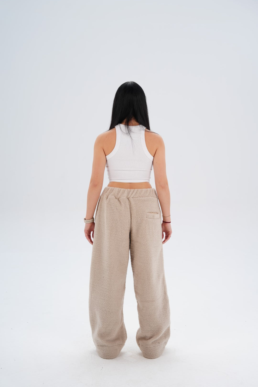 Beige Teddy Pants