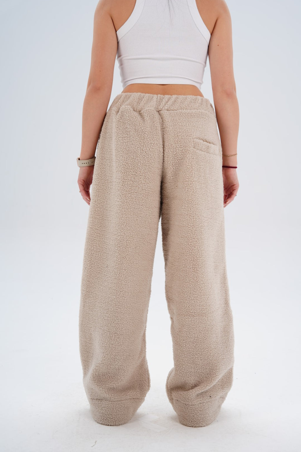Beige Teddy Pants