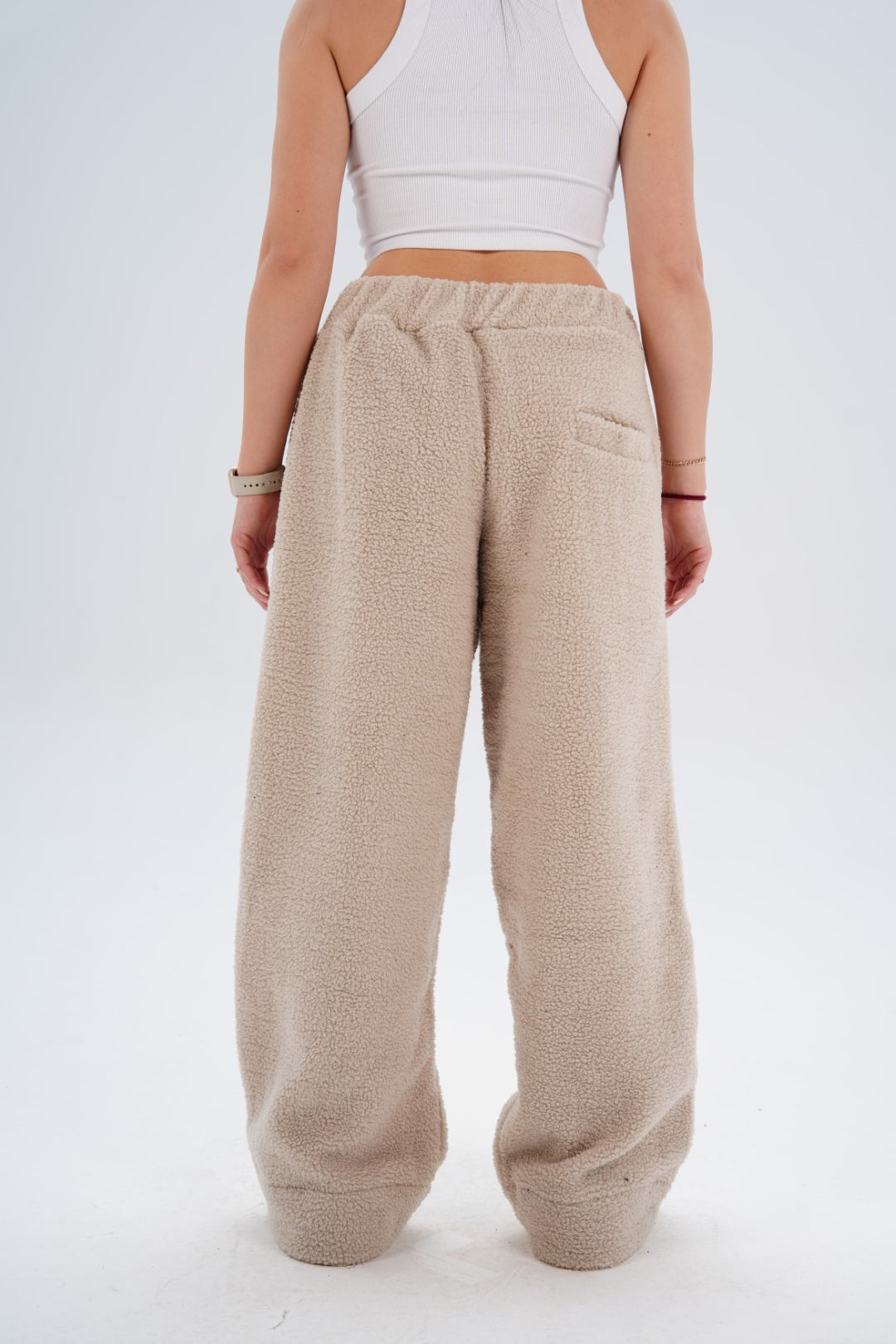 Beige Teddy Pants