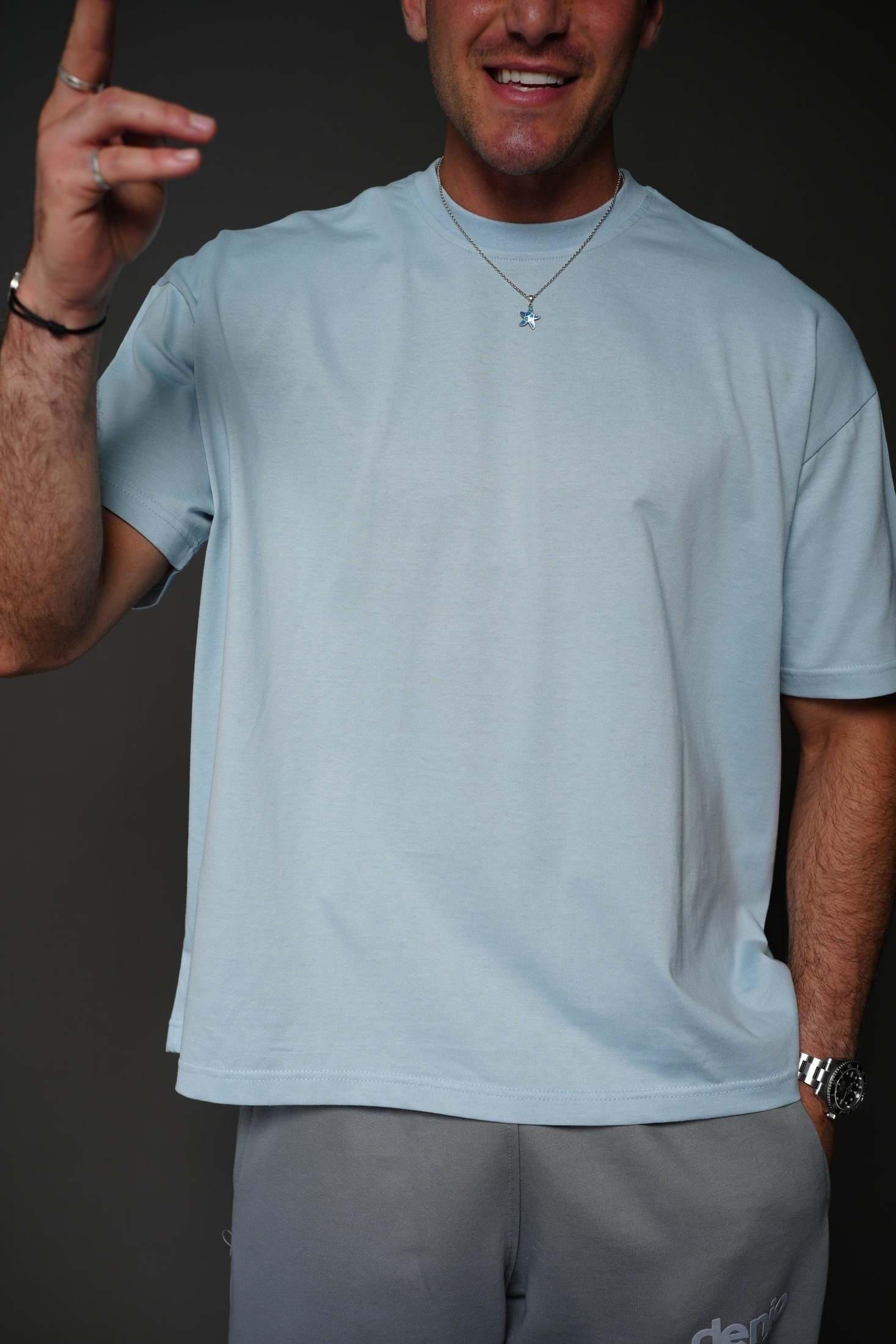 The basic Baby Blue tee