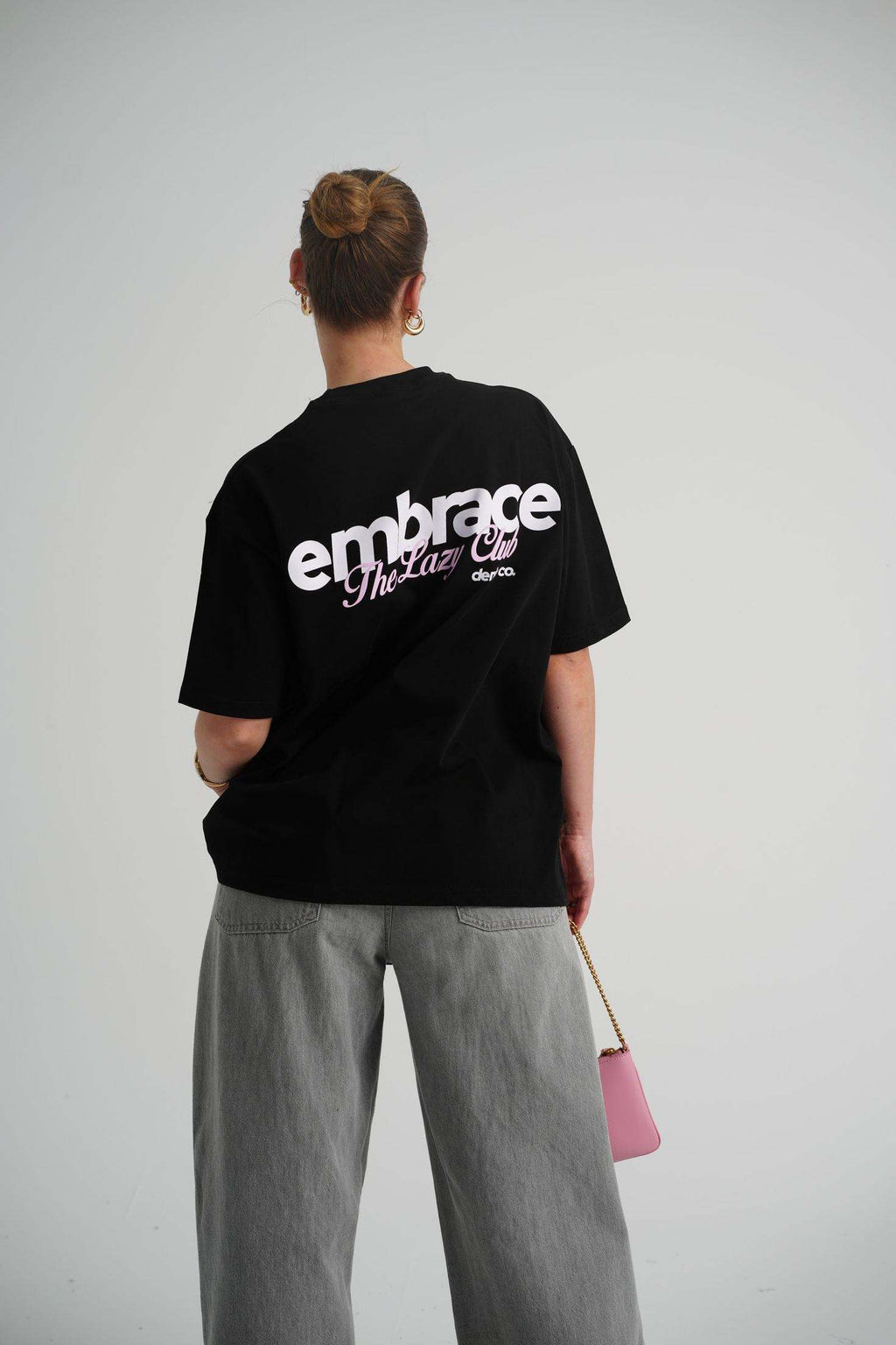 The Lazy Club Black Tee