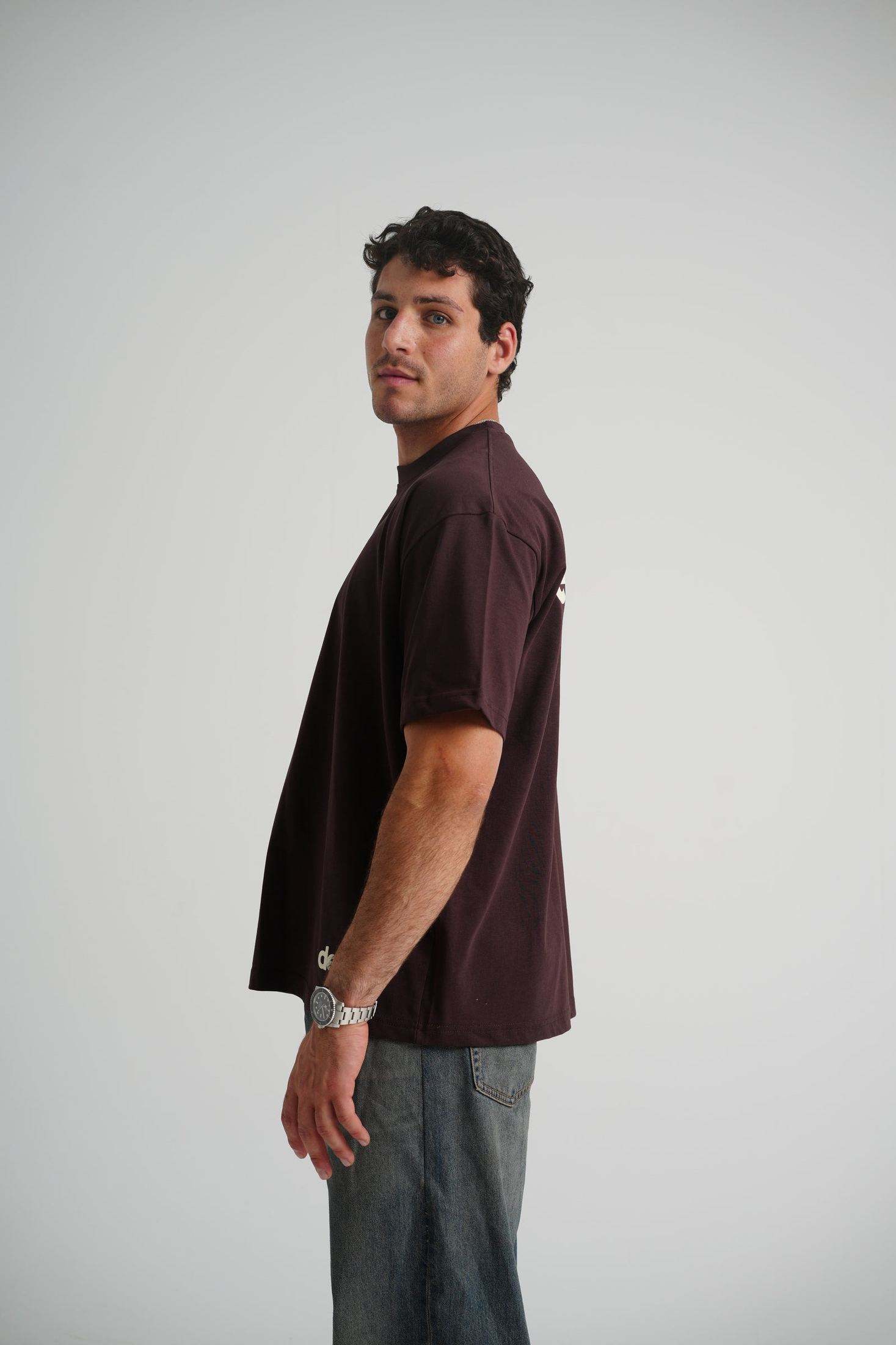 The Lazy Club Brown Tee