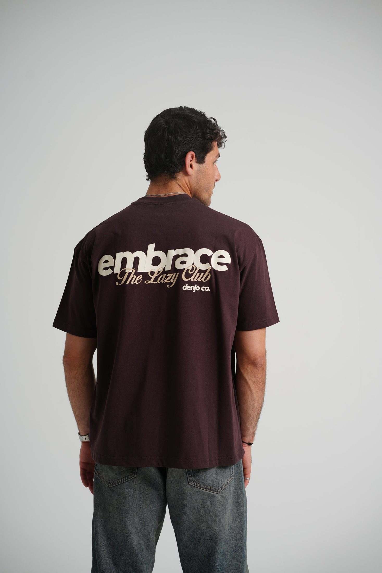 The Lazy Club Brown Tee
