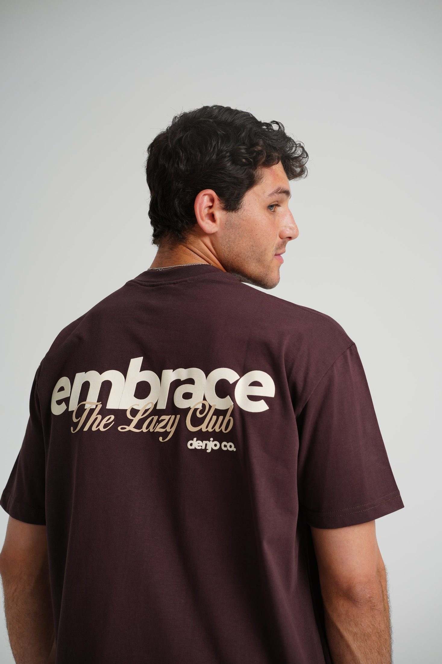 The Lazy Club Brown Tee