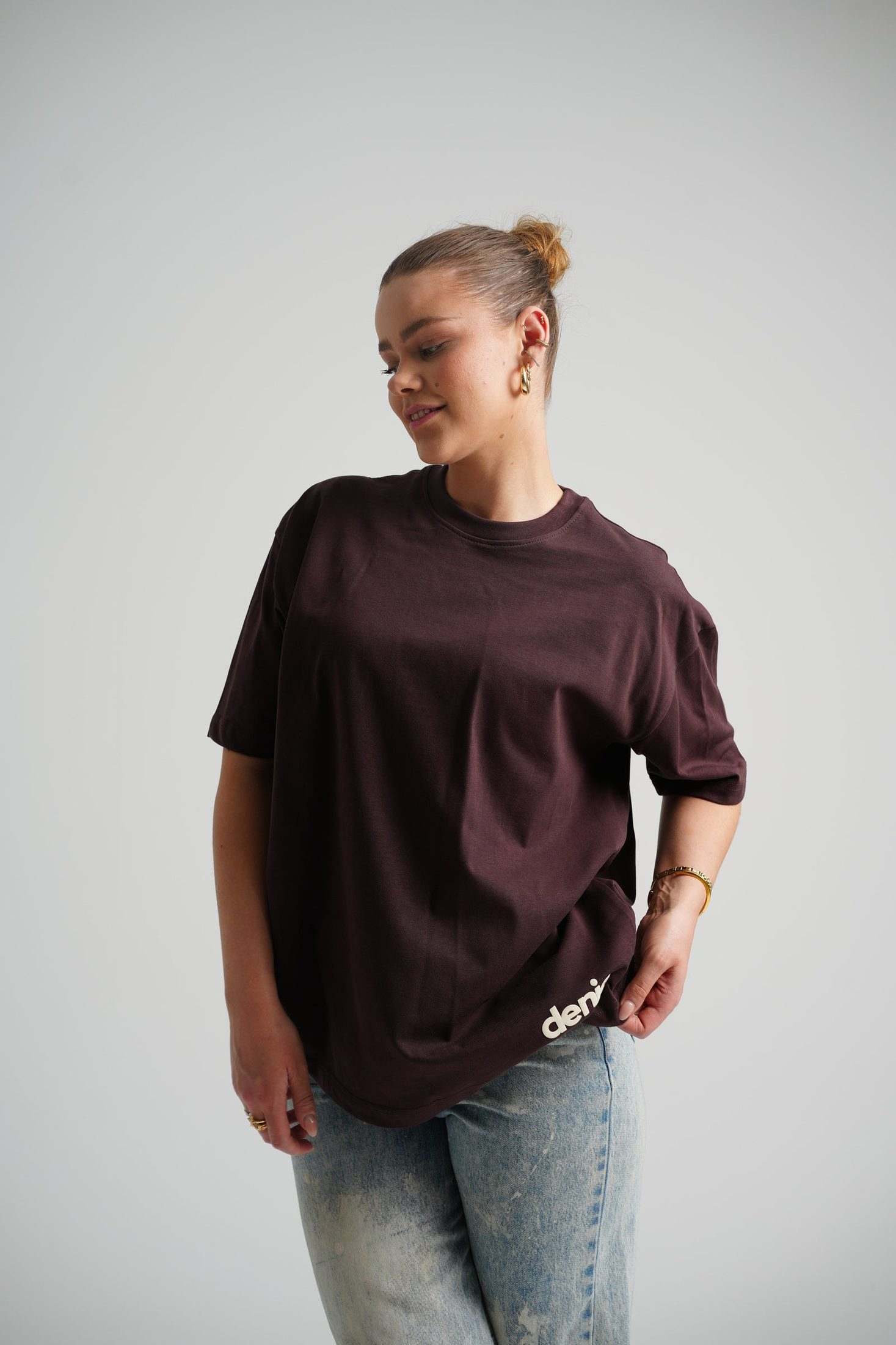 The Lazy Club Brown Tee