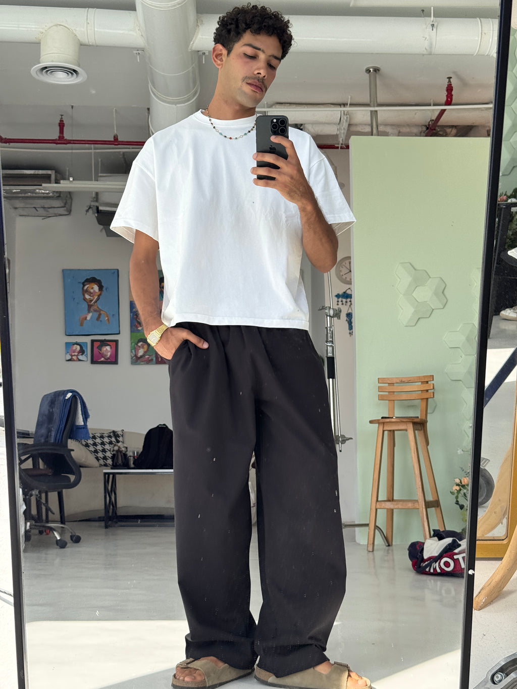Black Linen Pants