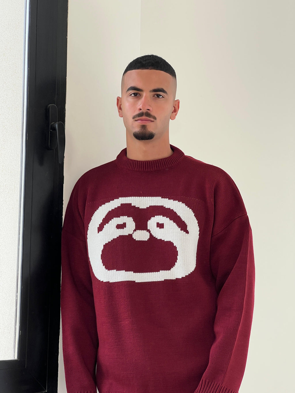 Maroon Knit top