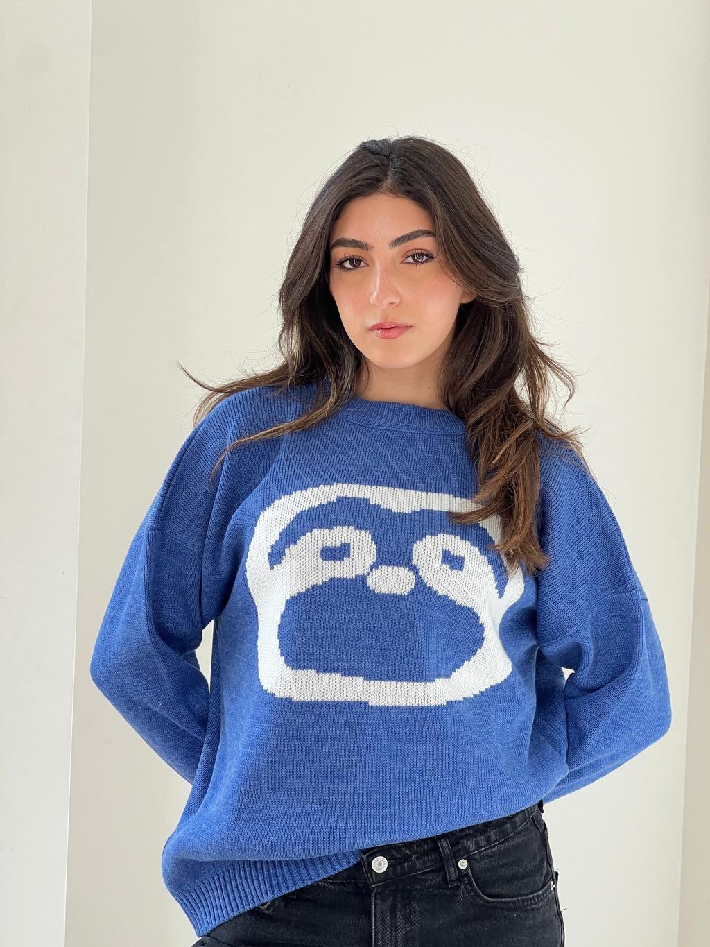 Royal Blue knit top